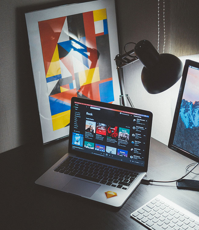 Laptop image by 
					Nikita Kachanovsky from Unsplash